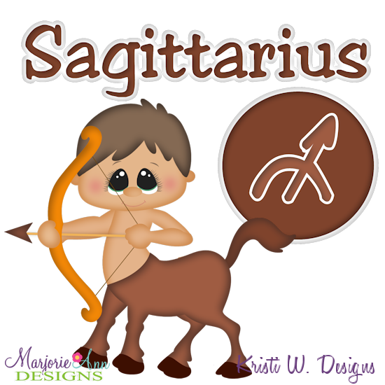 Zodiac Friends~Sagittarius SVG Cutting Files + Clipart - Click Image to Close